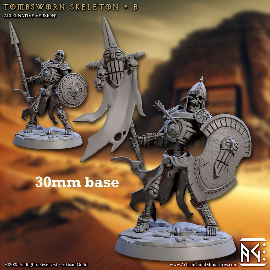 Tombsworn Skeleton: Sculpt B Main image