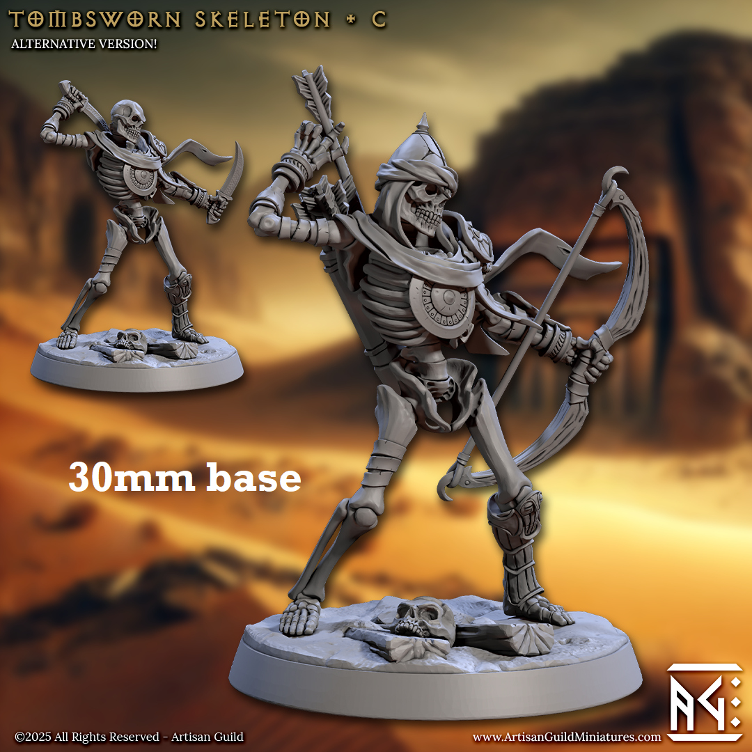 Tombsworn Skeleton: Sculpt C Main image