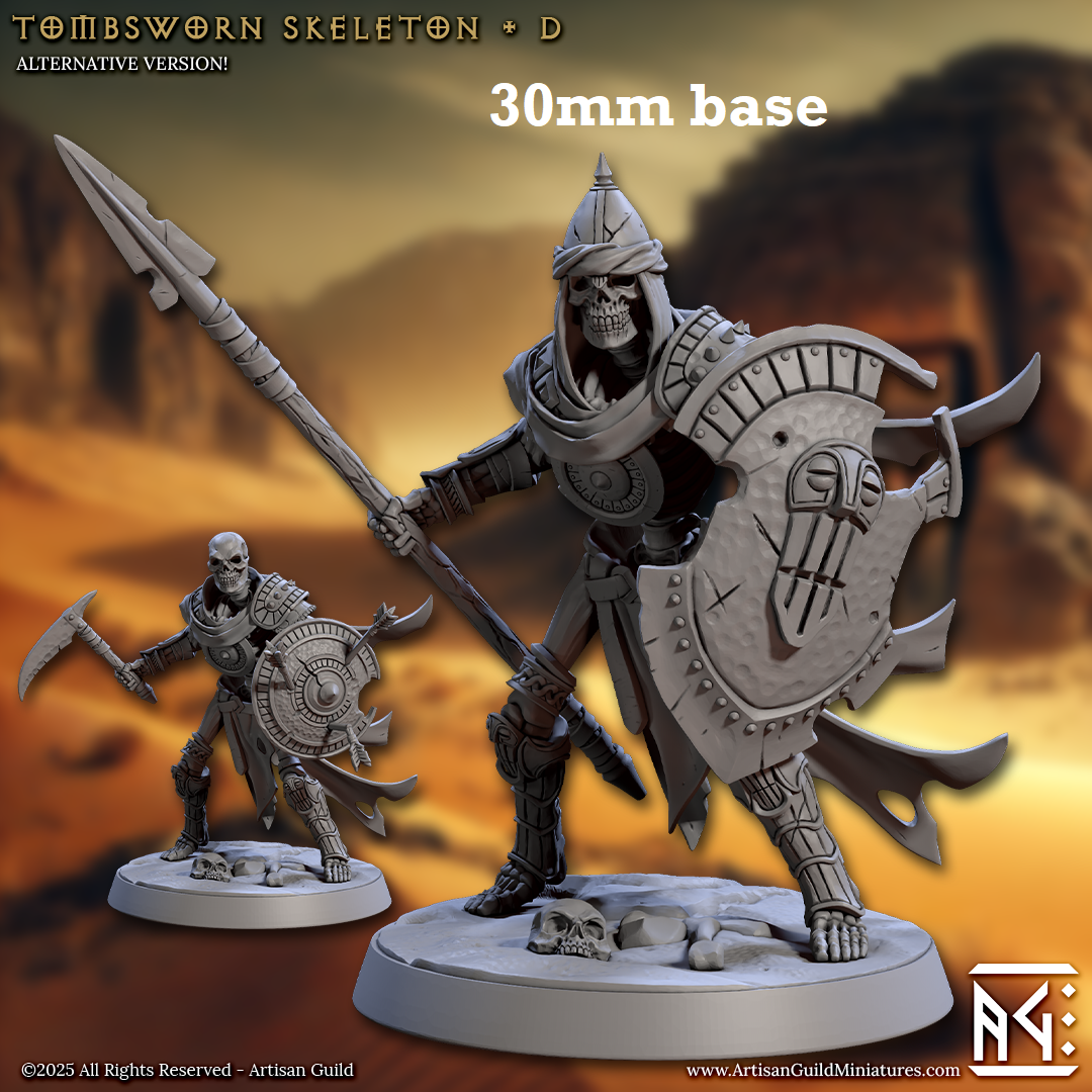 Tombsworn Skeleton: Sculpt D Main image