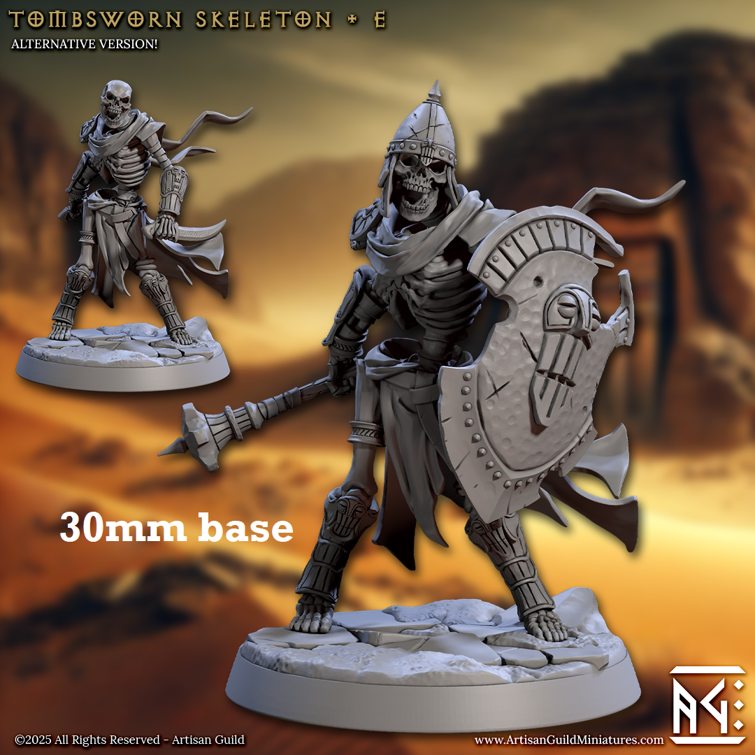 Tombsworn Skeleton: Sculpt E Main image