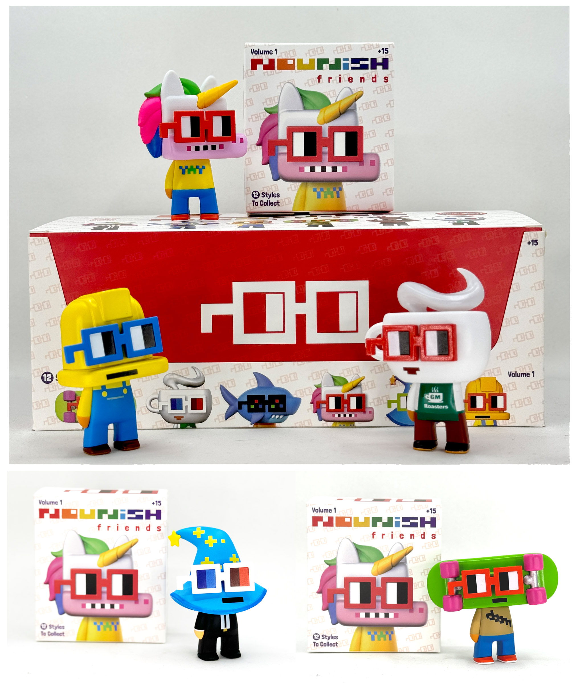 Nounish Friends Sealed Display Case Main image