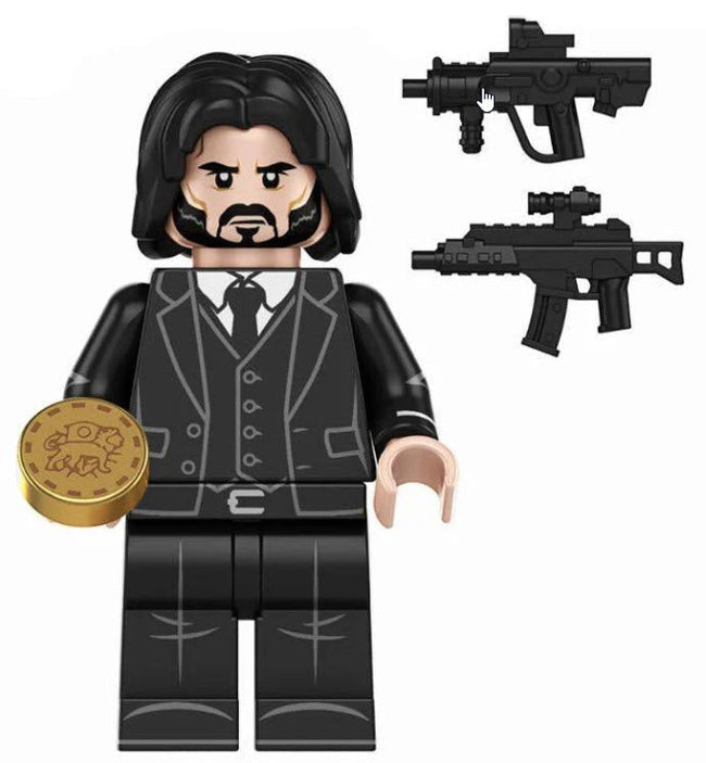 John Wick Custom Minifig - Collectors World Toys Hover Image