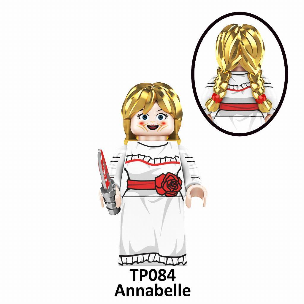 Annabelle Custom Minifigure – Iconic Horror Doll for Your Collection - Collectors World Toys