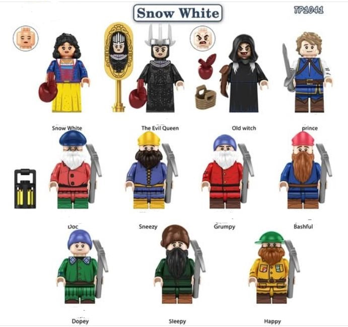 Enchanted Forest Princess & Companions – Custom Minifigure Fantasy Set Main image