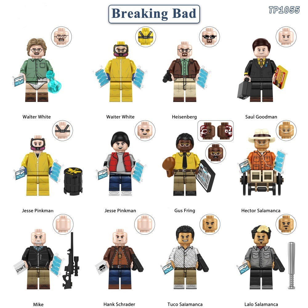 Breaking Bad Minifigure Set of 12