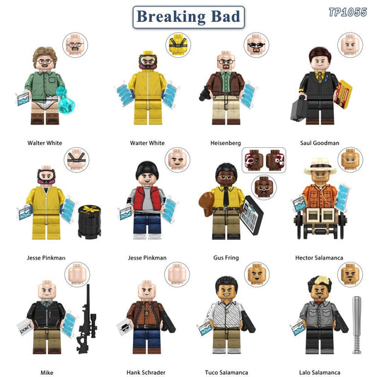 Breaking Bad Minifigure Set of 12