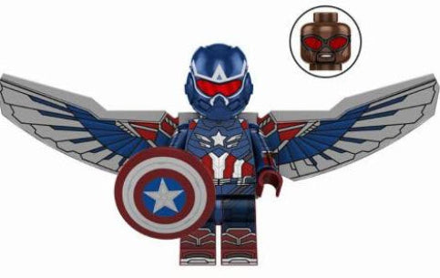 Captain America Falcon Custom Minifig - Collectors World Toys