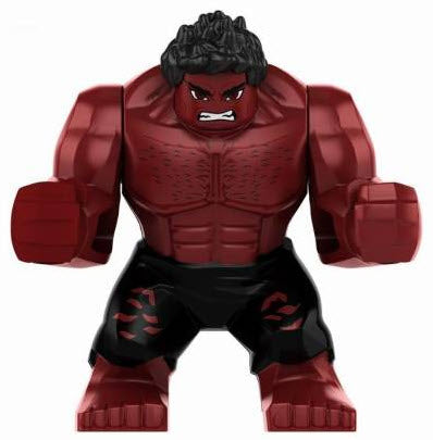 Red Hulk Custom Minifig – General Thunderbolt Ross Main image