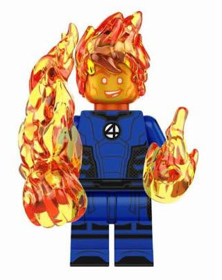Flame Hero Custom Minifig Main image