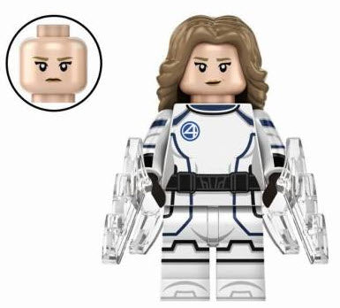 Invisible Woman (Space Suit) Custom Minifig - Collectors World Toys Hover Image