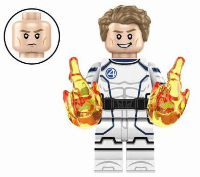 Flame Hero Custom Minifig (Space Suit) Custom Minifig - Collectors World Toys Hover Image