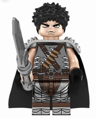 Guts Custom Minifig – Berserker Warrior from Berserk - Collectors World Toys Hover Image