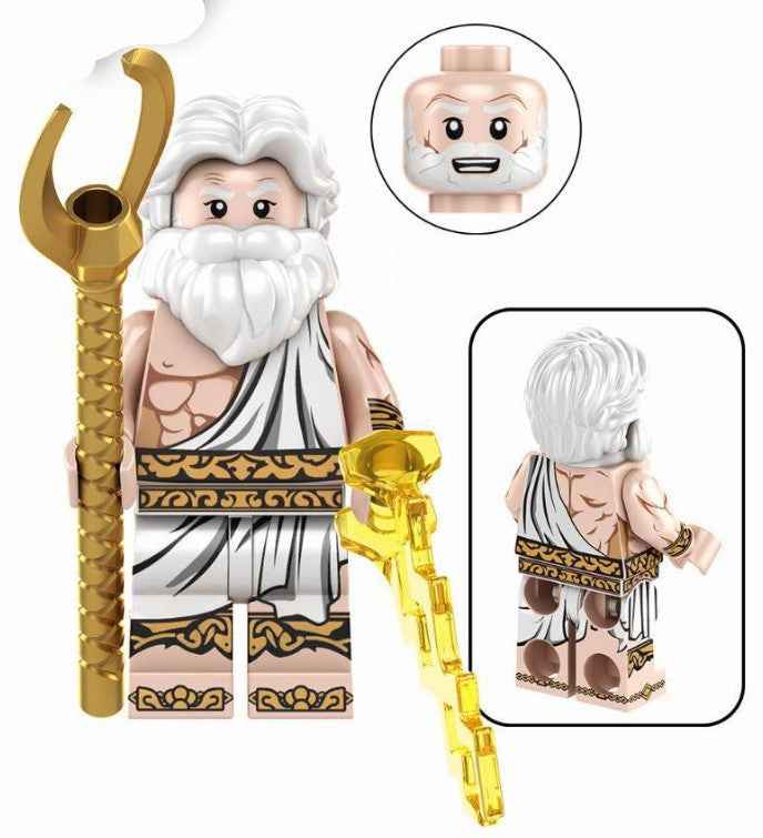 Greek Thunder God Custom Minifig Main image