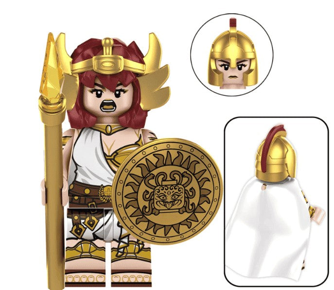 Athena Minifigure – Greek Goddess of Wisdom & War Main image