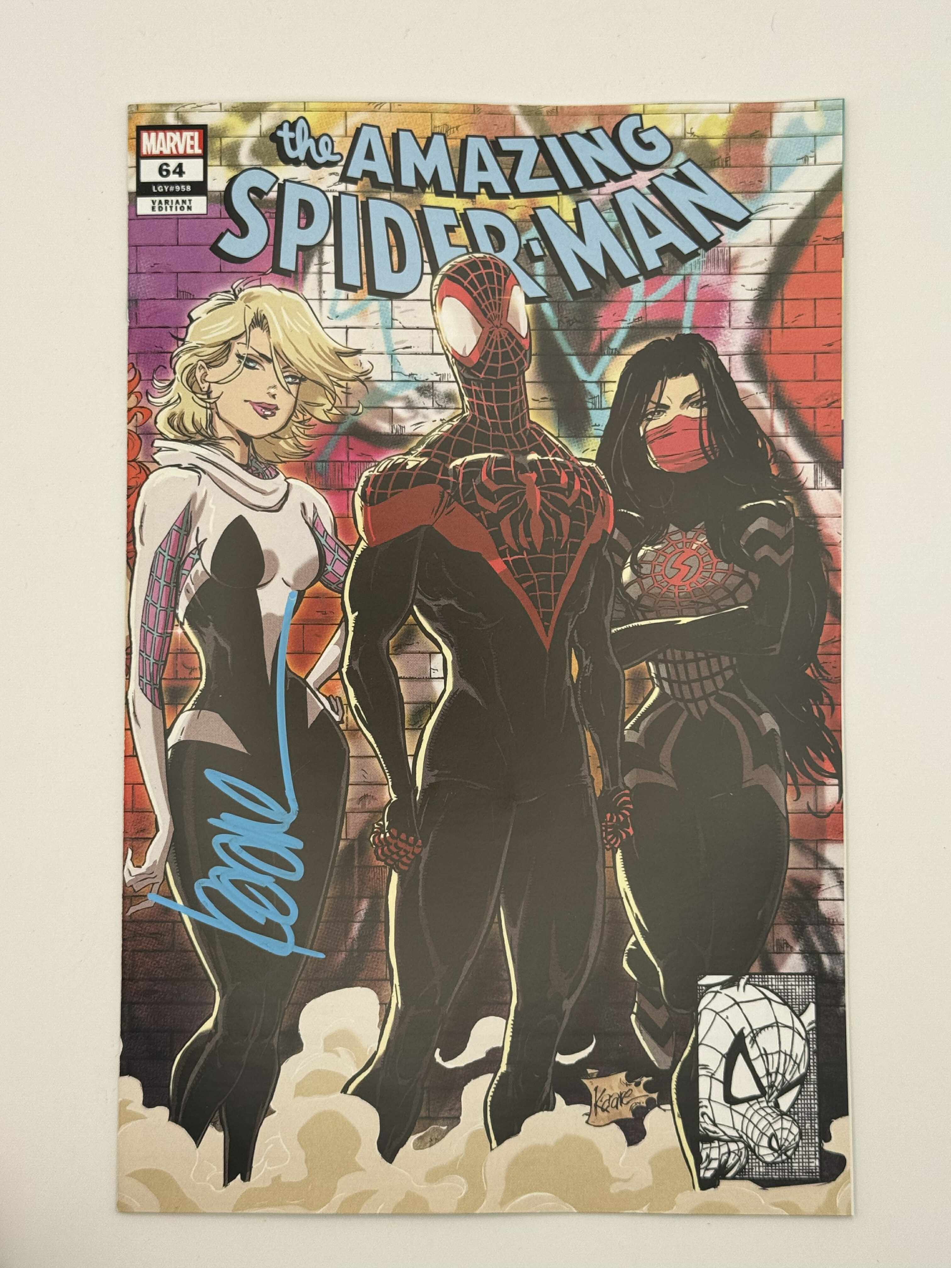 [Signed by Kaare Andrews] Amazing Spider-Man #64 Unknown Comics Kaare Andrews Exclusive Var [IN STOCK] - Collectors World Toys Main image
