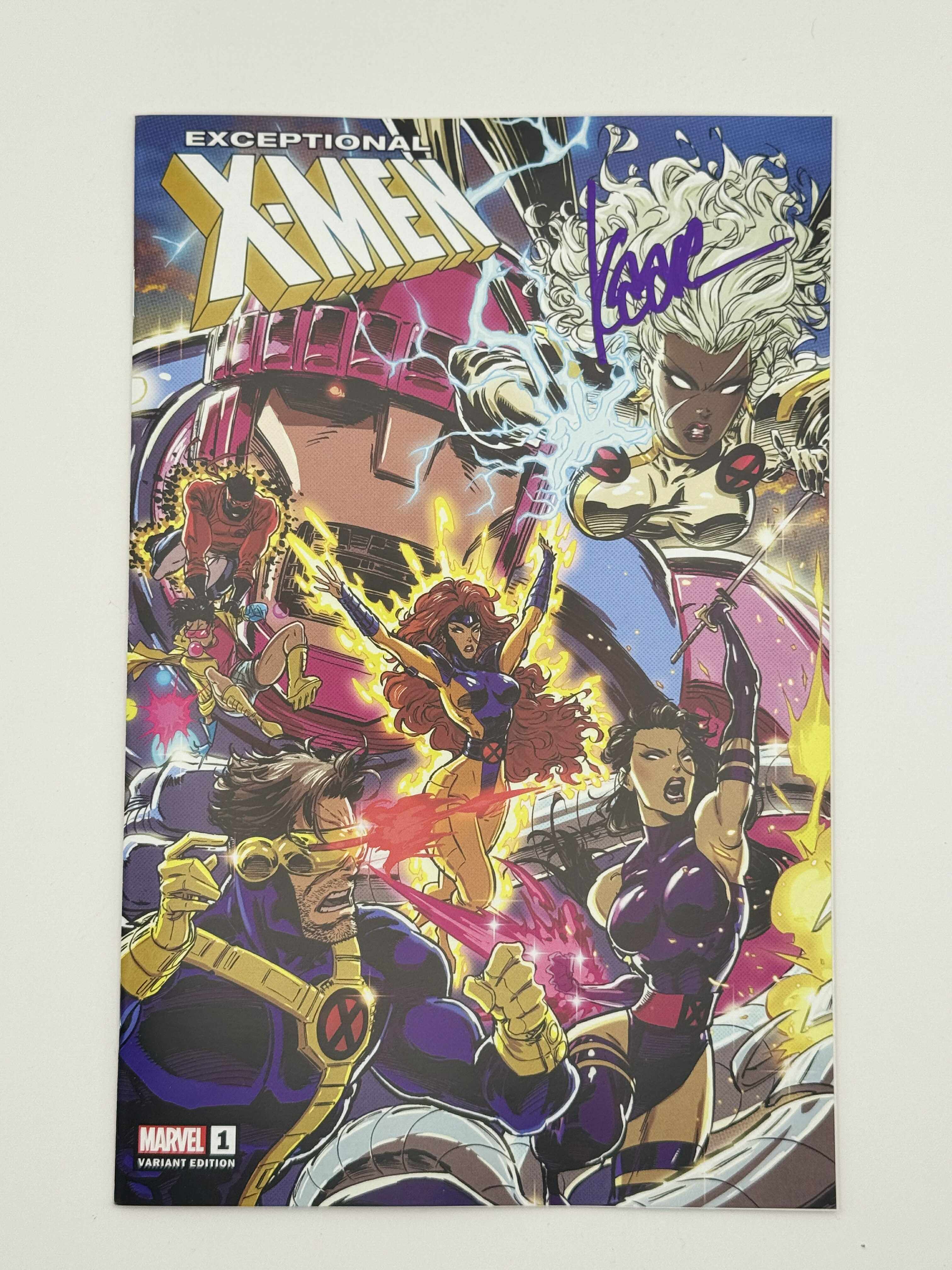 [Signed by Kaare Andrews] Exceptional X-Men #1 Unknown Comics Kaare Andrews Exclusive Var [IN STOCK] - Collectors World Toys
