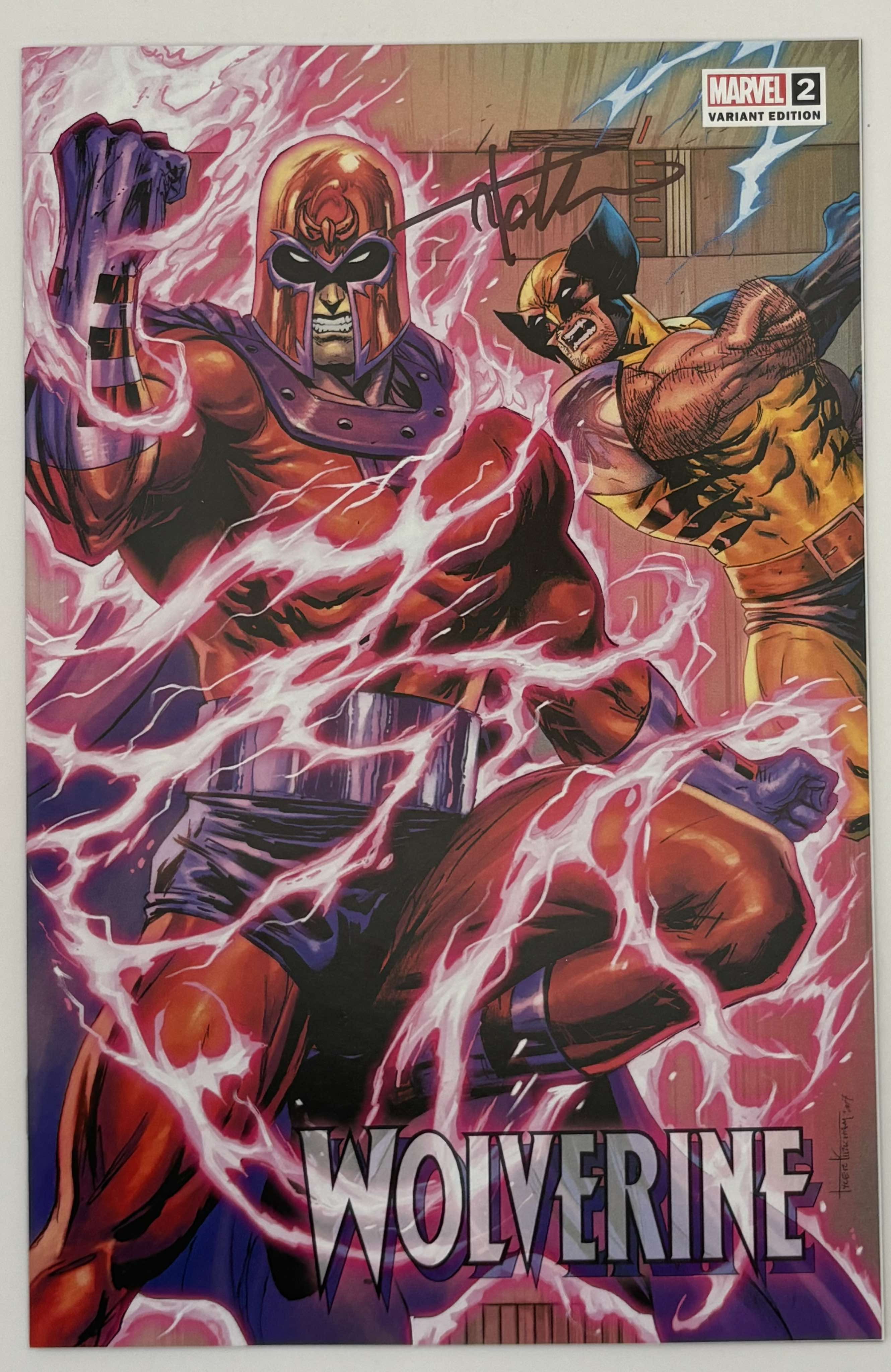 [Signed by Tyler Kirkham] WOLVERINE #2 Unknown Tyler Kirkham Connecting Cover Excl Var - Collectors World Toys Main image