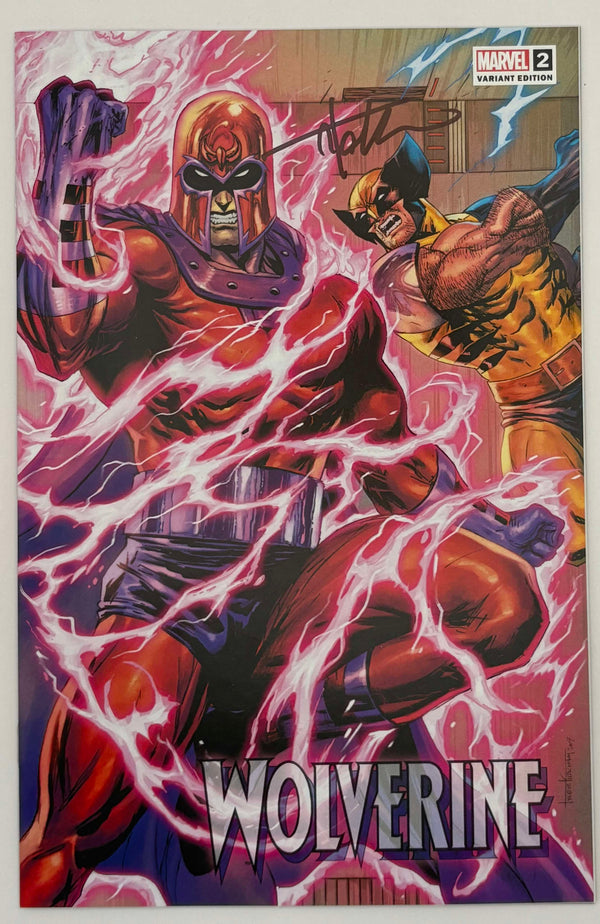 [Signed by Tyler Kirkham] WOLVERINE #2 Unknown Tyler Kirkham Connecting Cover Excl Var - Collectors World Toys