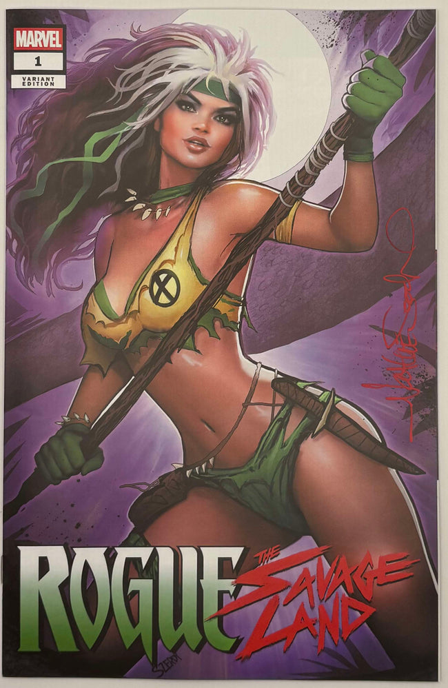 [Signed by Nathan Szerdy] Rogue: The Savage Land #1 Unknown Comics Nathan Szerdy Exclusive Var (06/2025) - Collectors World Toys Hover Image