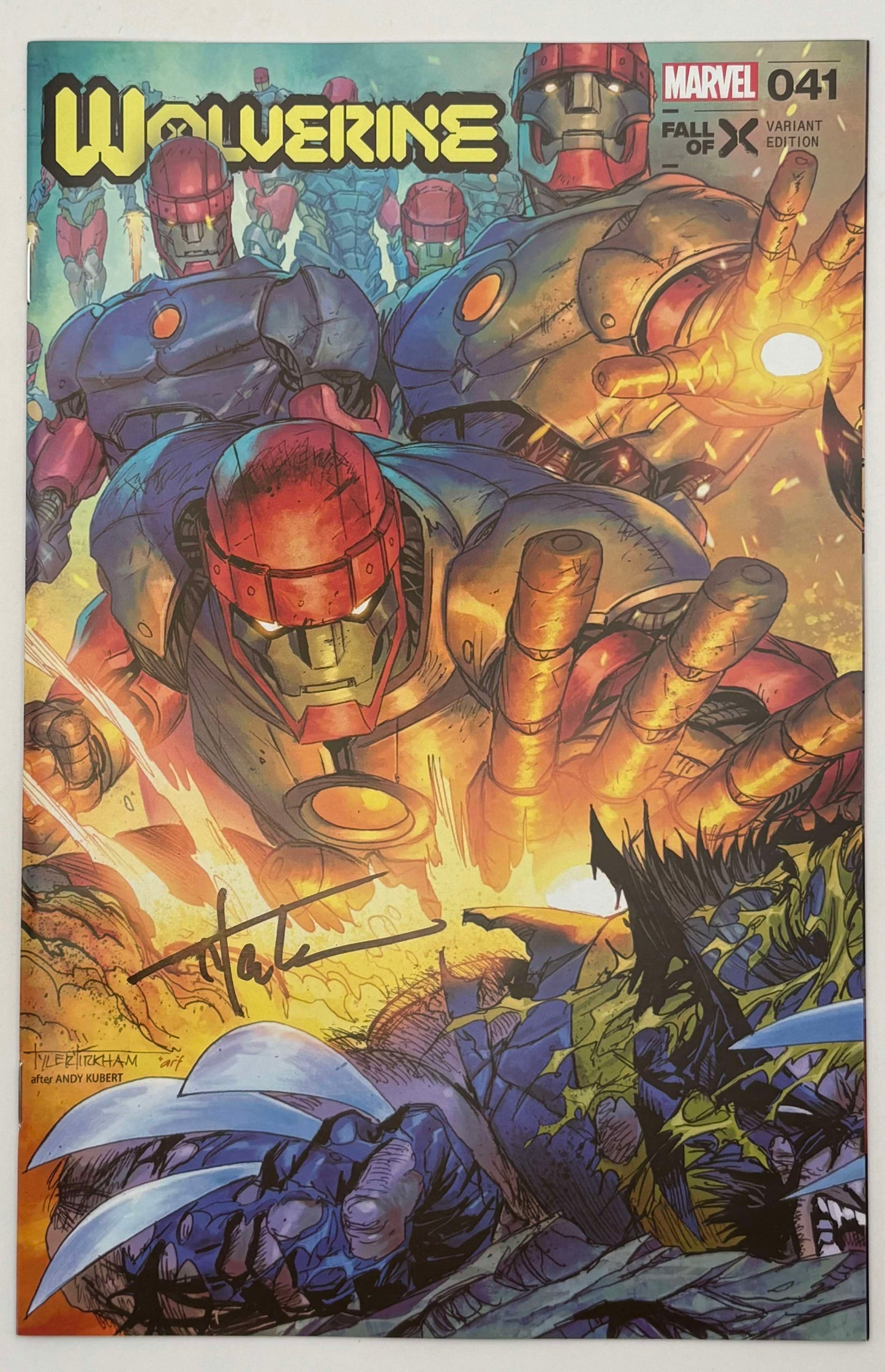 [Signed by Tyler Kirkham] WOLVERINE #41 Kirkham Unknown EXCL - Collectors World Toys