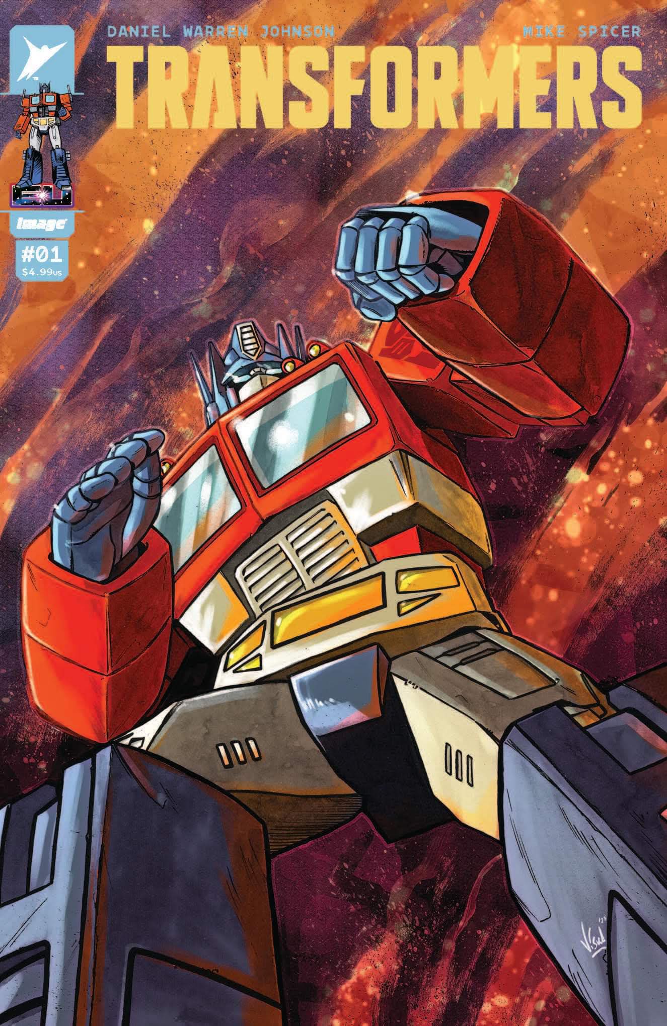 TRANSFORMERS #1 (VINCENZO FEDERICI EXCLUSIVE VARIANT) COMIC BOOK ~ Image Comics Main image