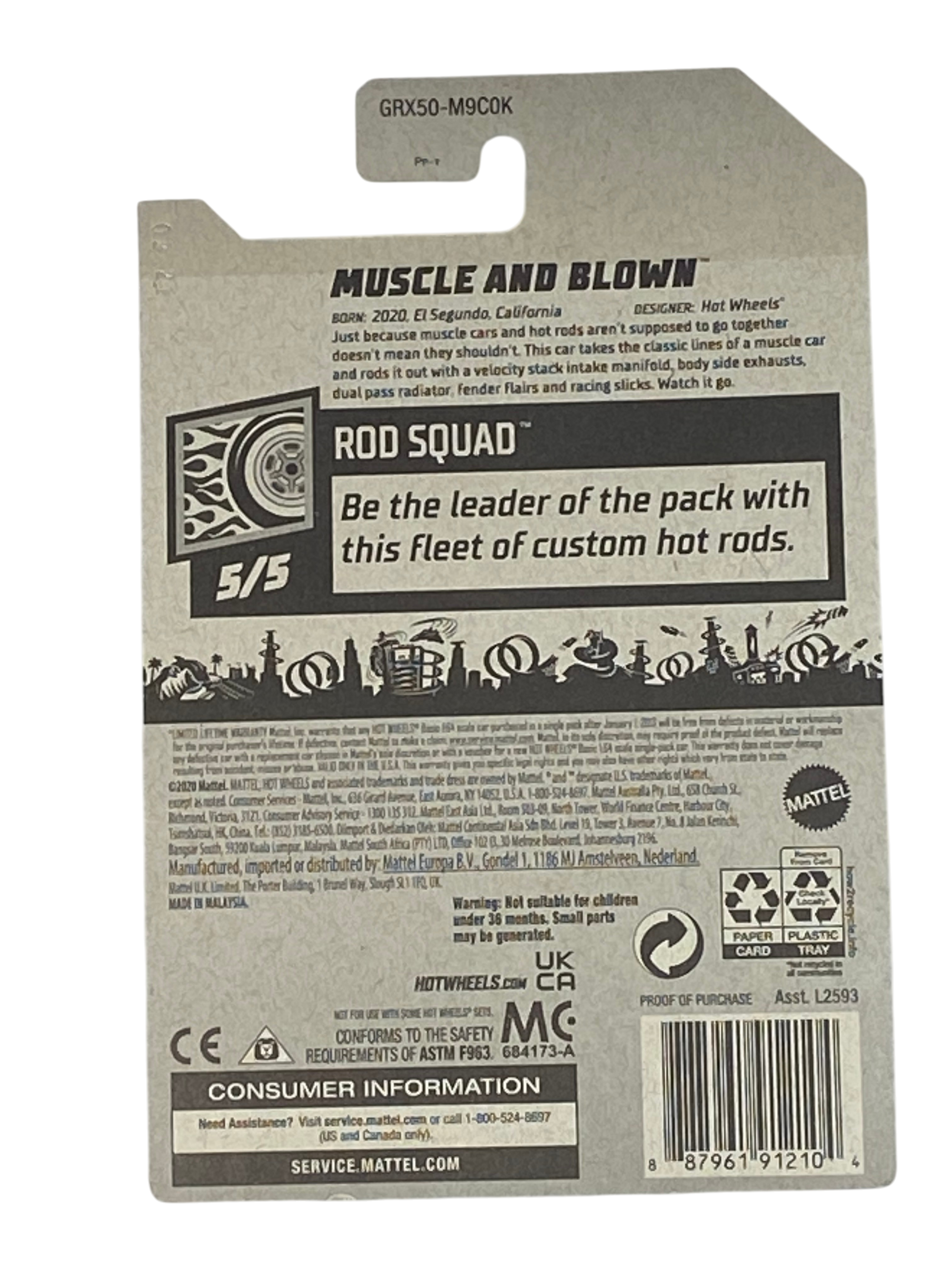 Hot Wheels Muscle and Blown | Rod Squad Series 5/5 Secondary image