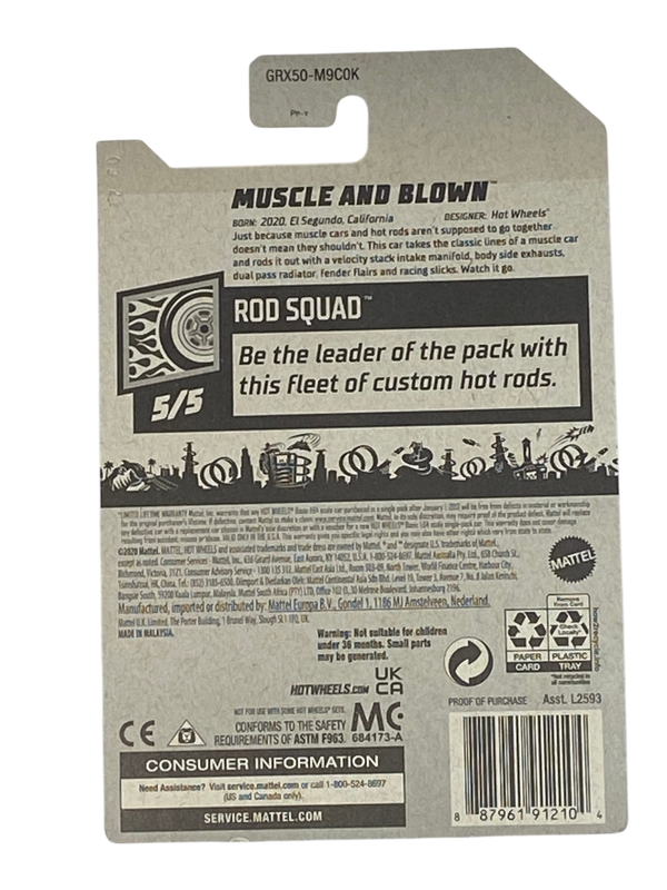 Hot Wheels Muscle and Blown | Rod Squad Series 5/5