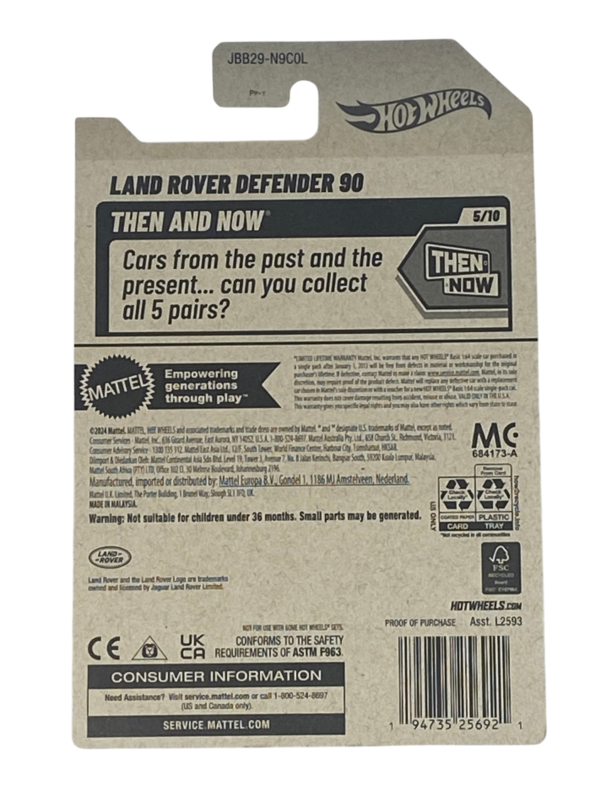 Hot Wheels Land Rover Defender 90 | Then and Now Series 5/10 Secondary image
