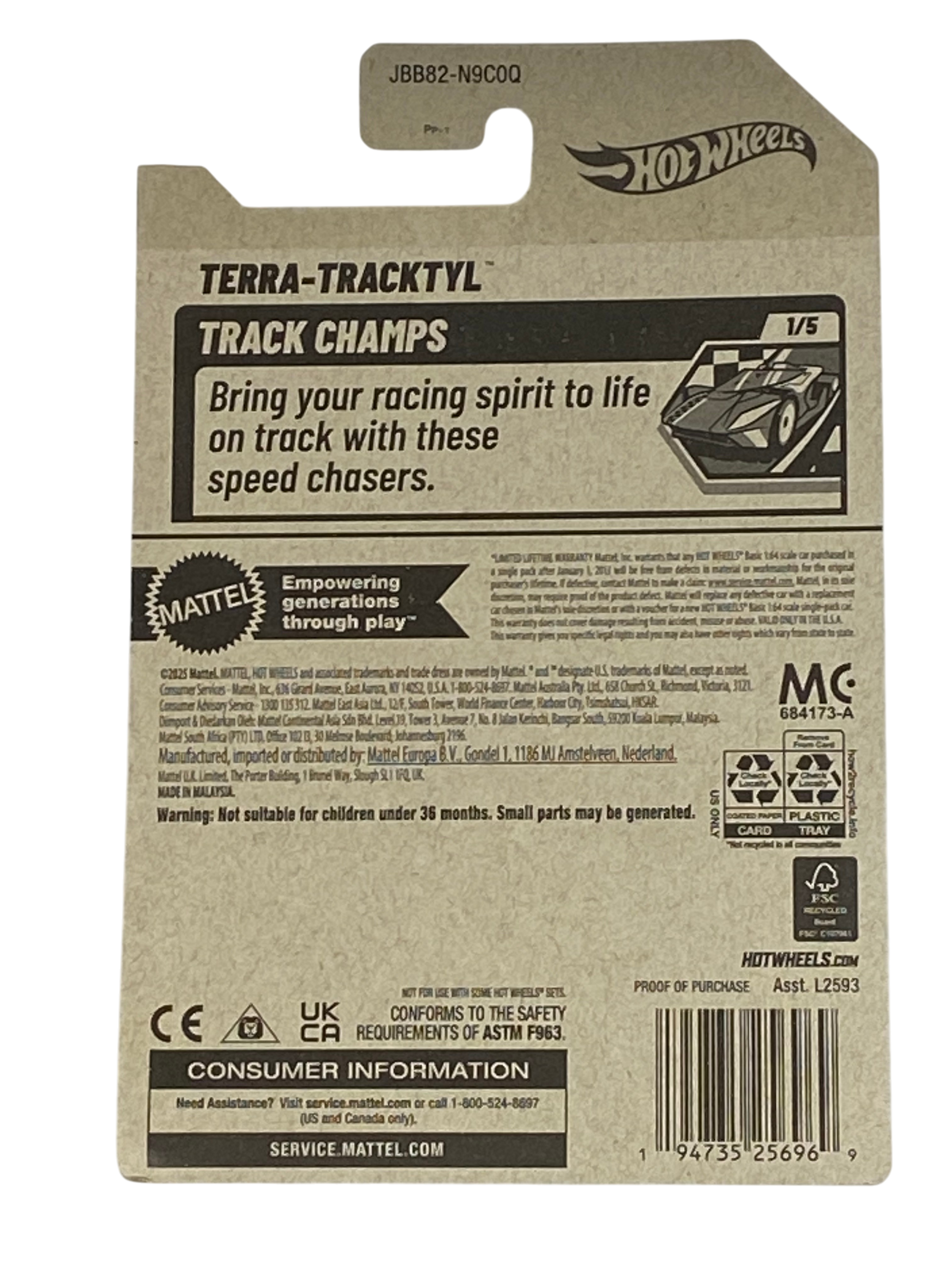 Hot Wheels Terra-Tracktyl | Track Champs Series 1/5 Secondary image