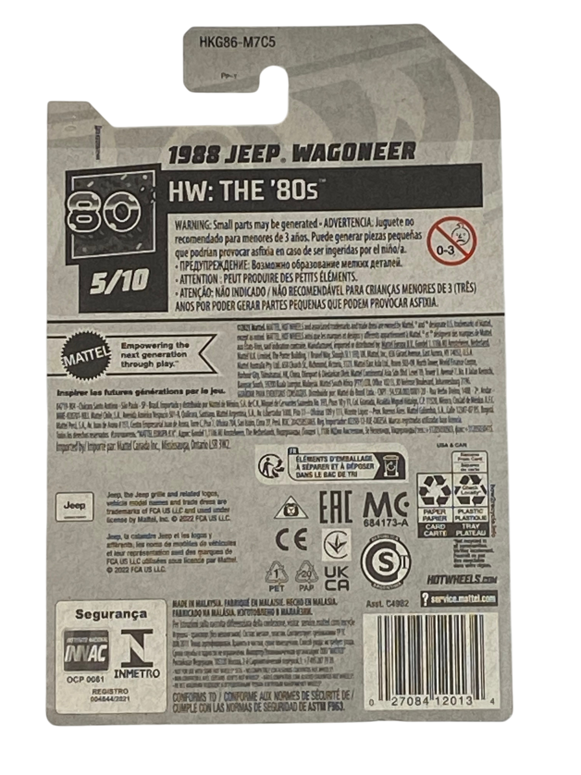 Hot Wheels 1988 Jeep Wagoneer | The '80s Series 5/10