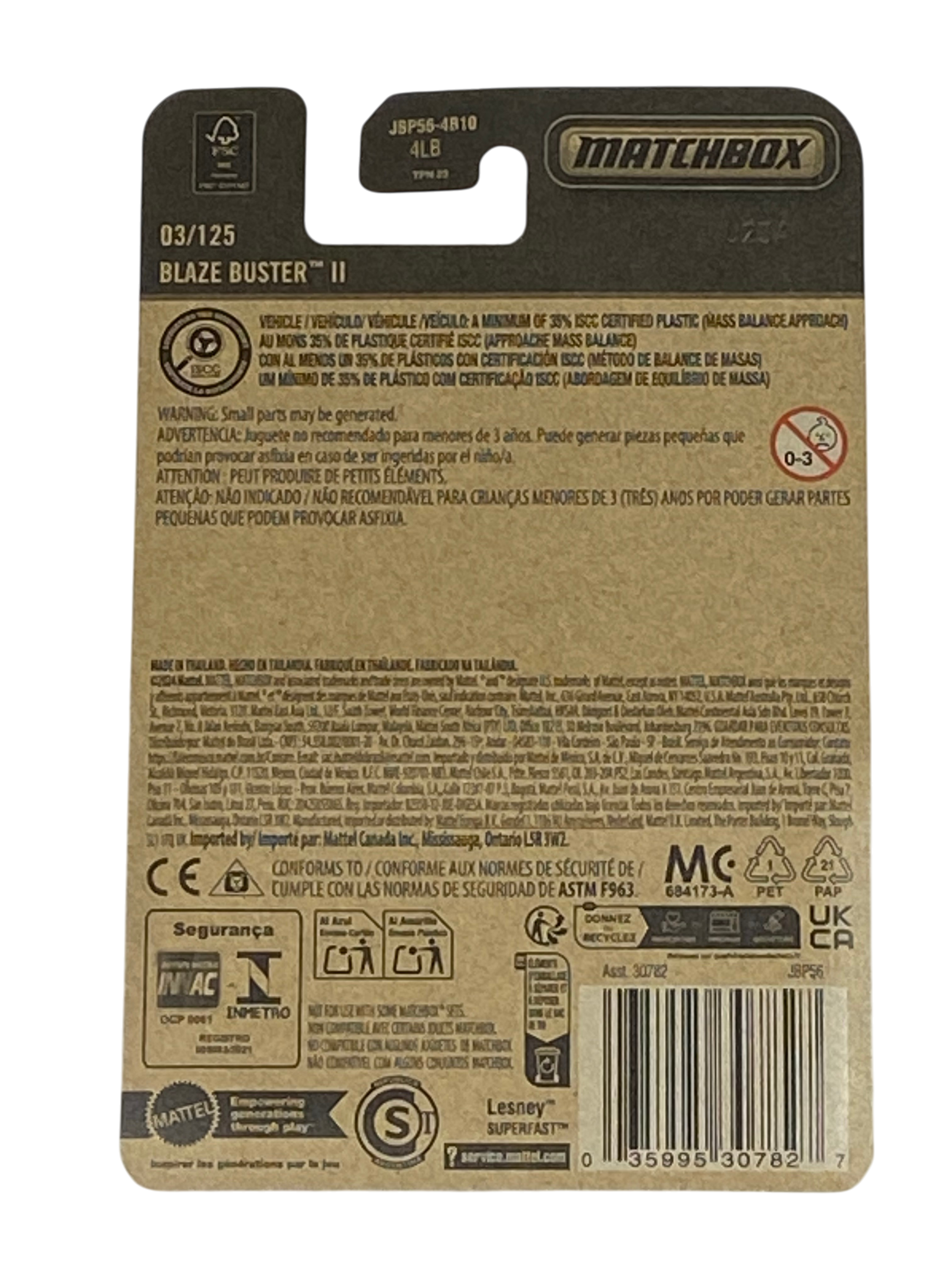 Matchbox Blaze Busters II | Matchbox Series 03/125 Secondary image