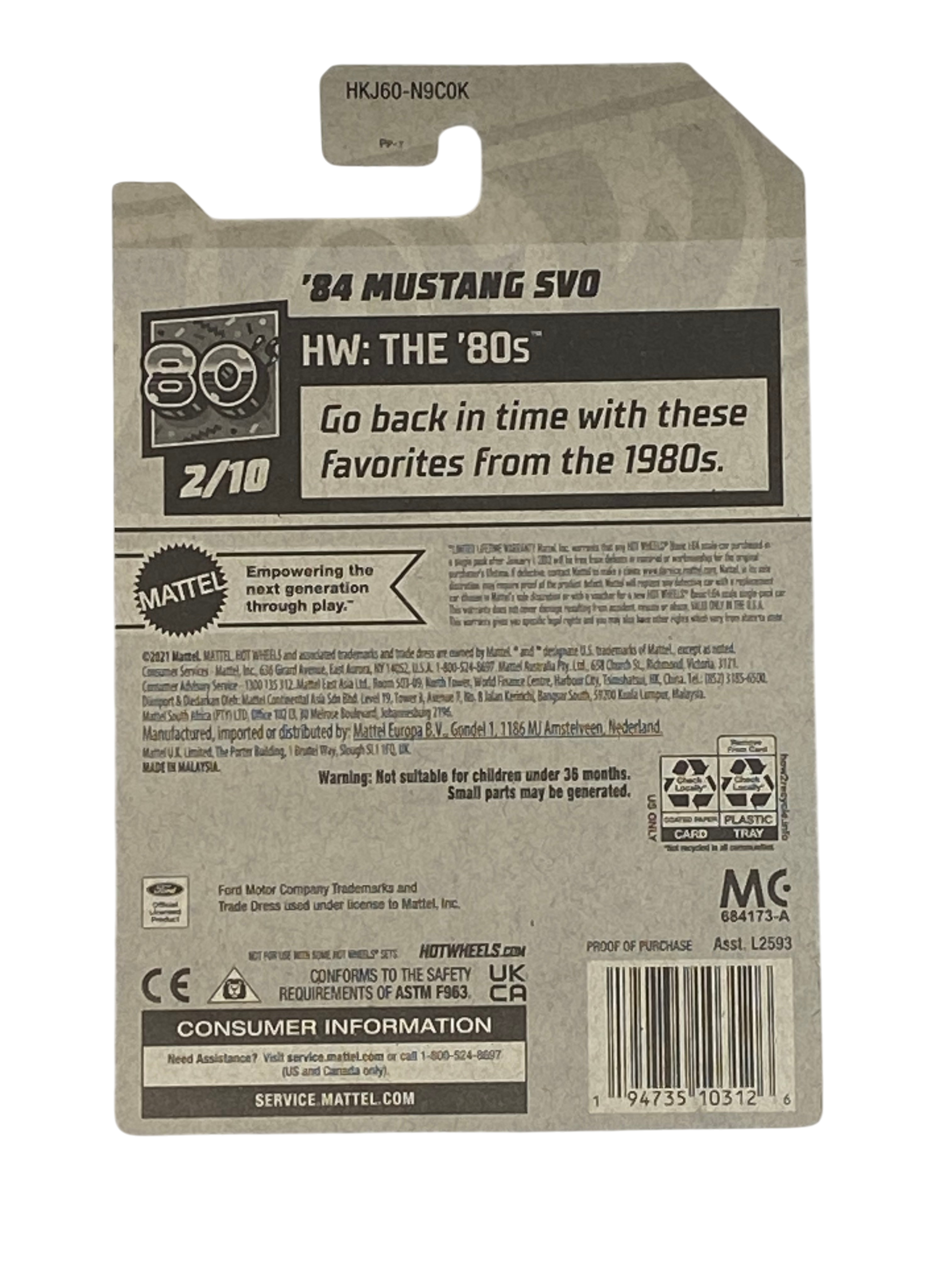 Hot Wheels '84 Mustang SVO | The '80s Series 2/10