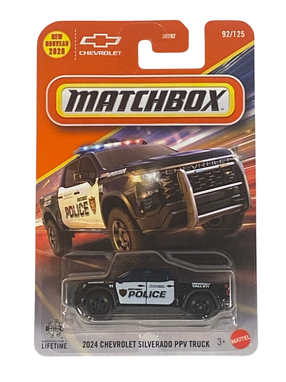 Matchbox 2024 Chevrolet Silverado PPV Truck | Matchbox Series 92/125 Main image