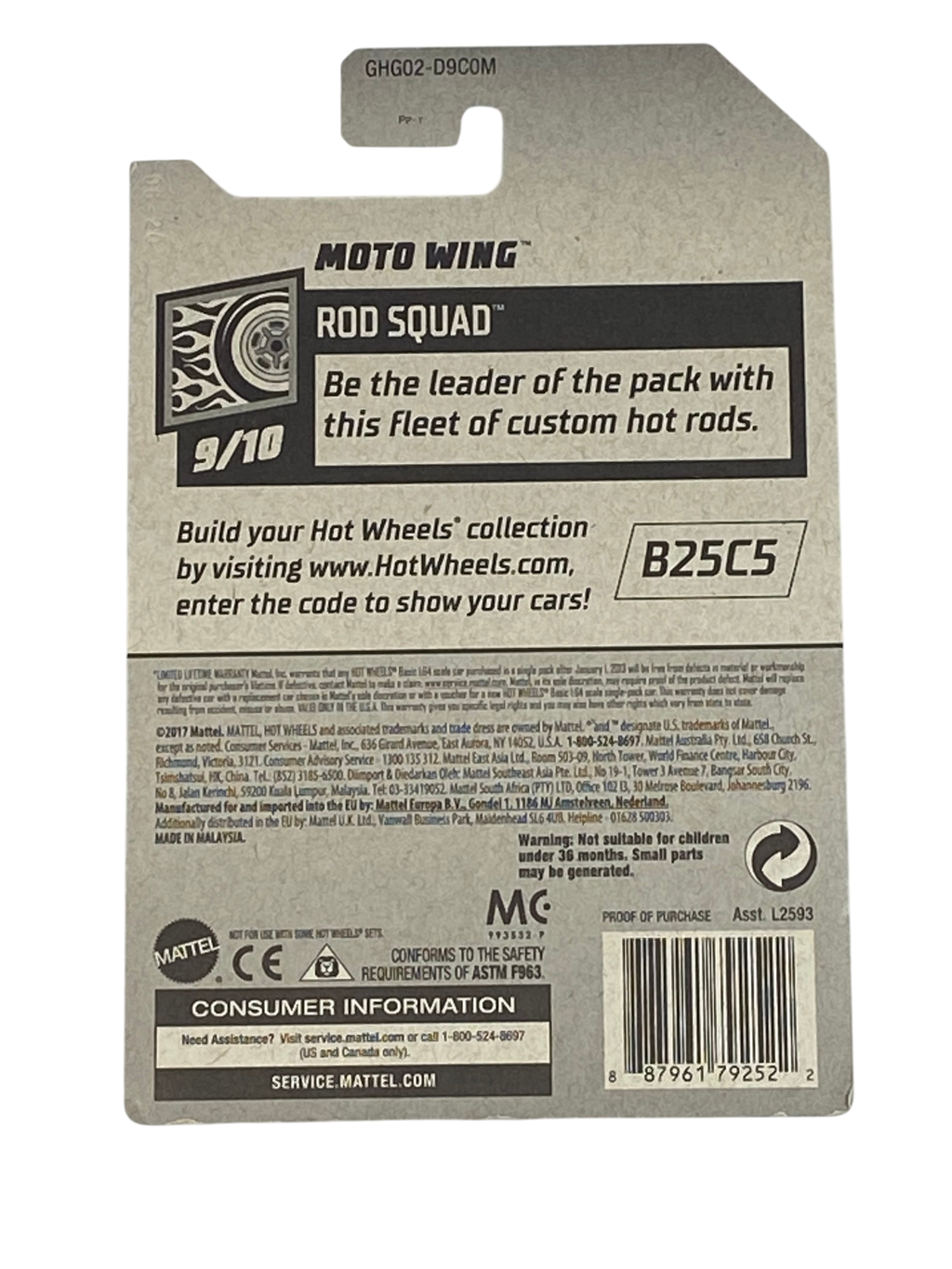 Hot Wheels Motto Wing | Rod Squad Series 9/10
