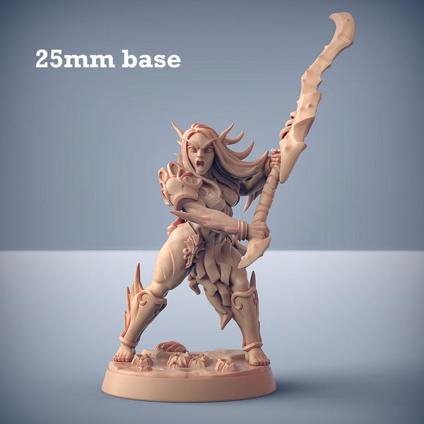 Triton Raider: Sculpt E (Female Merfolk Soldier)