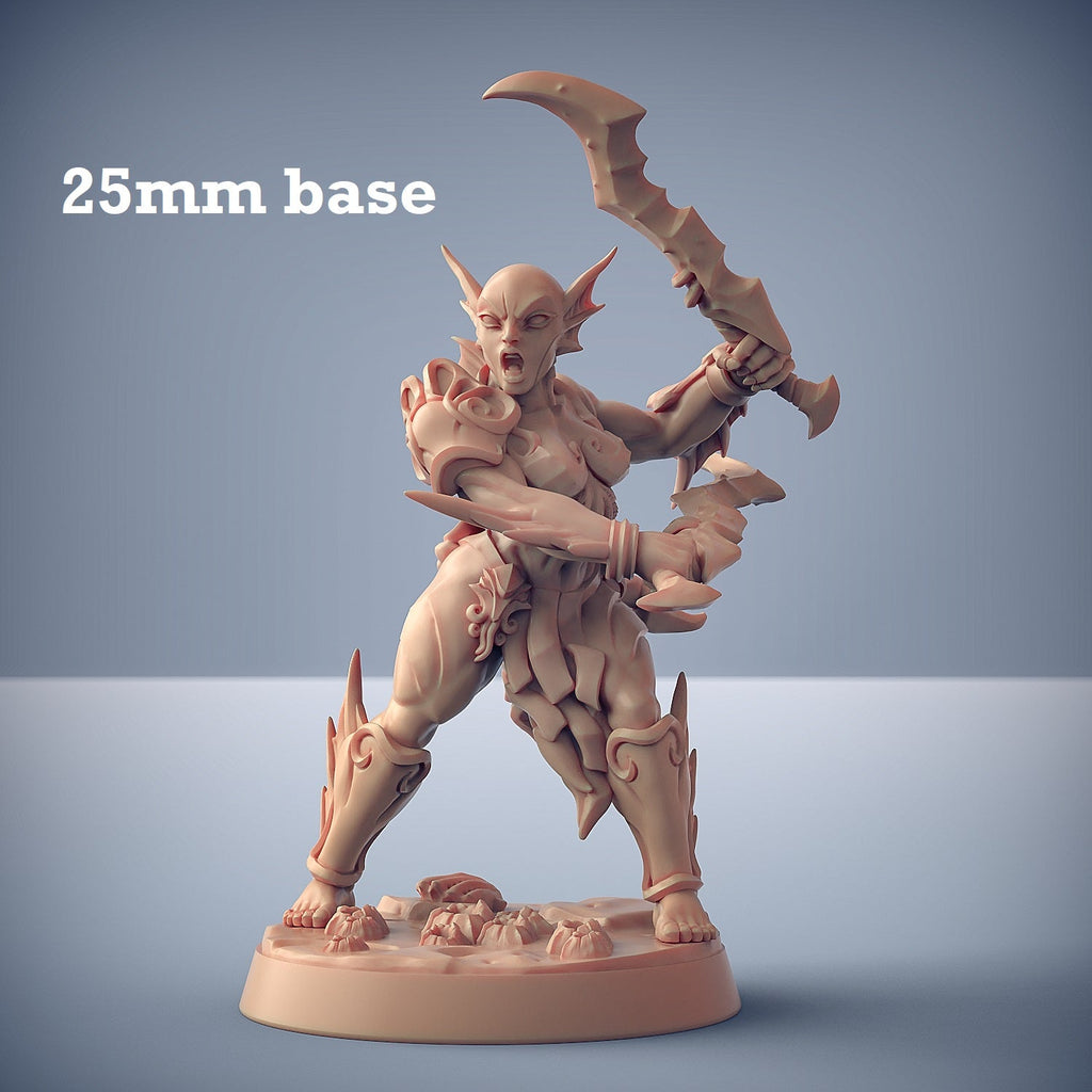 Triton Raider: Sculpt E (Female Merfolk Soldier) -