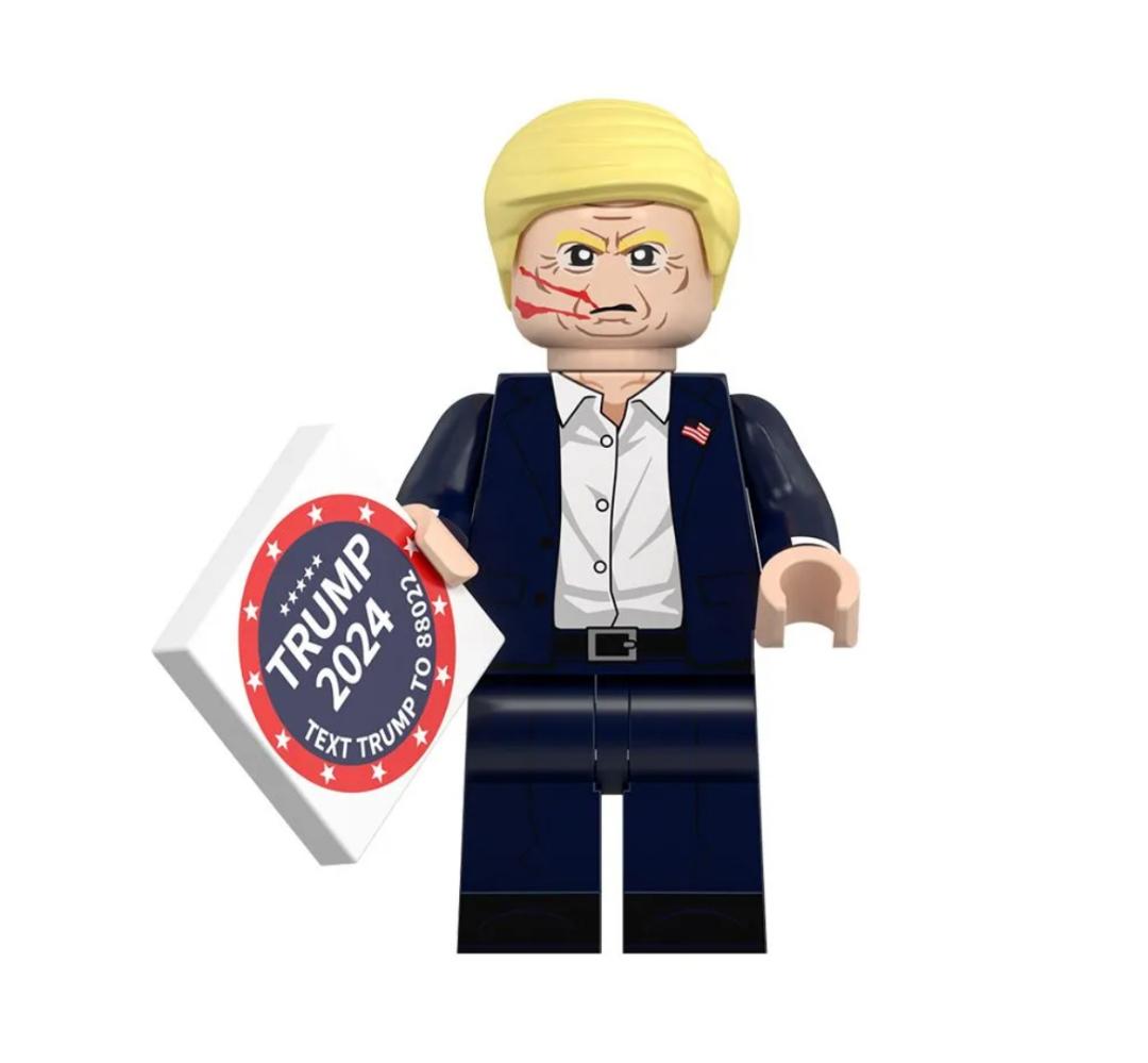 Trump Fight for Freedom Custom Minifig - Collectors World Toys