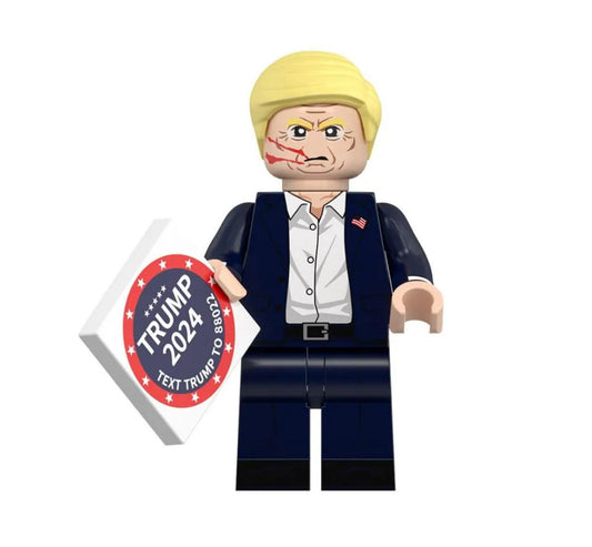 Trump Fight for Freedom Custom Minifig