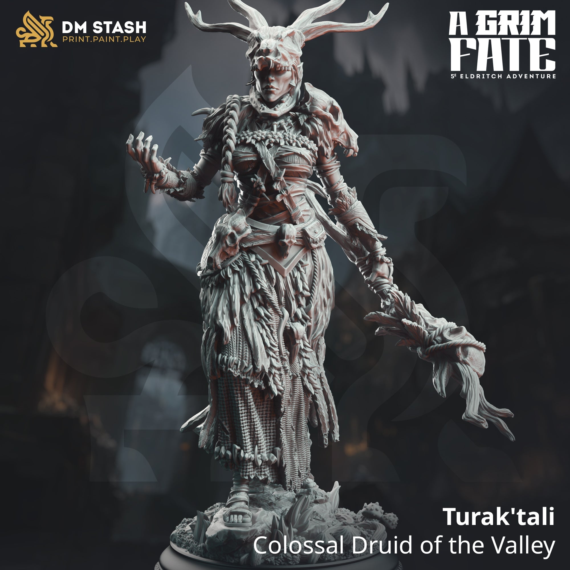 Turak'tali, Colossal Druid of the Valley (Female Goliath Druid) Main image