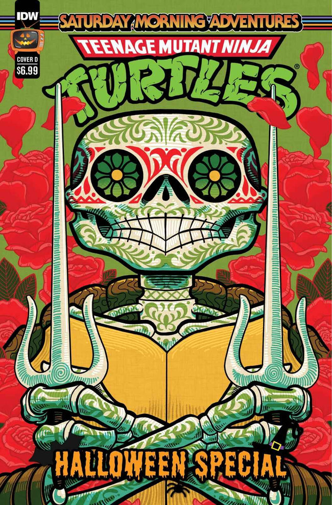 TEENAGE MUTANT NINJA TURTLES DIA DE LOS MUERTOS VARIANT COMIC BOOK SET ~ IDW Main Image
