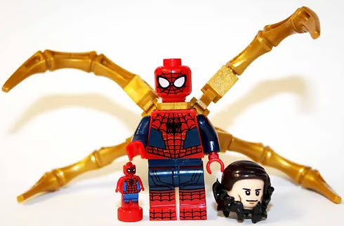 Spider-Man Custom Minifig with Gold Claws Main image
