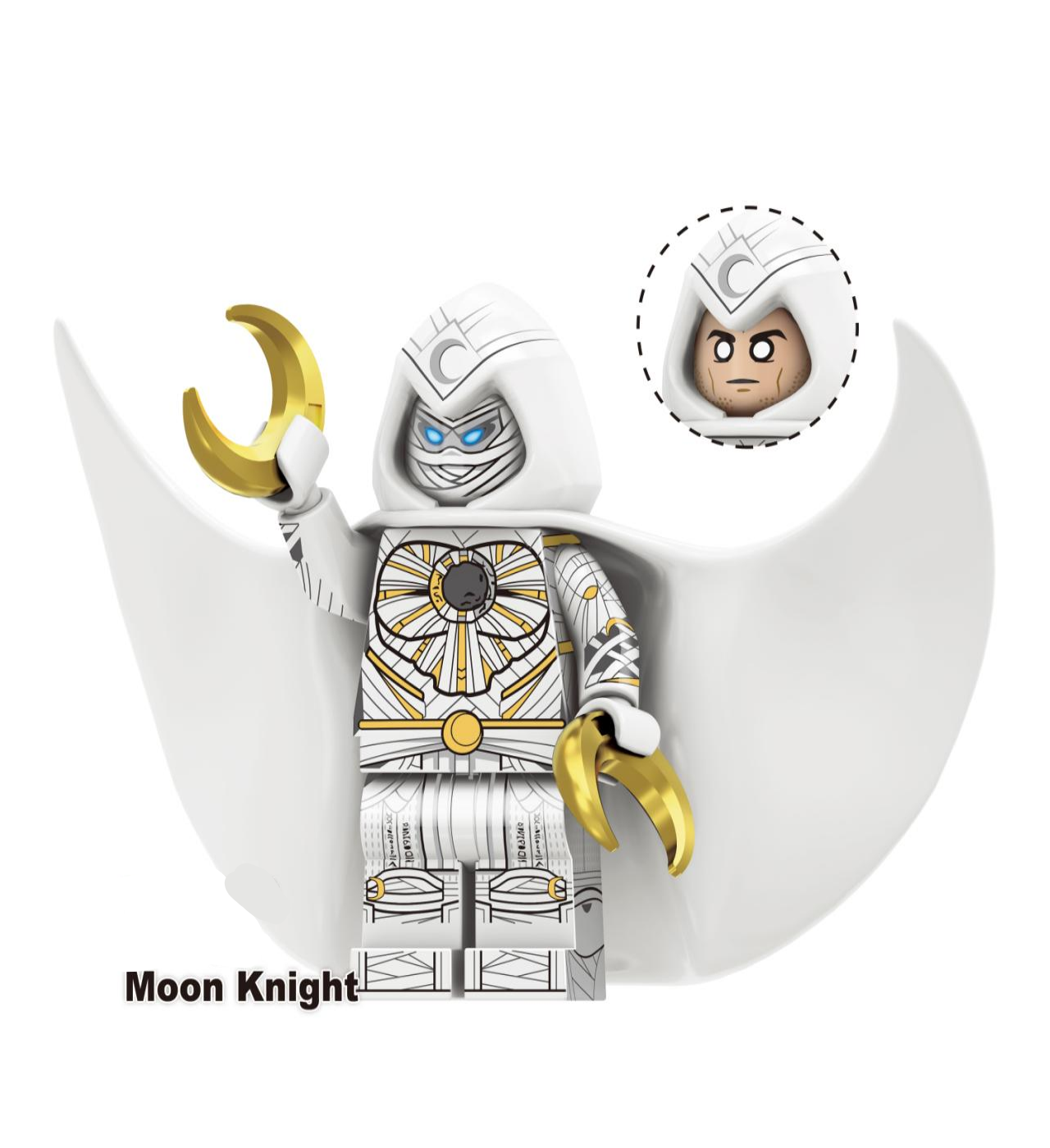Moon Knight Custom Minifigure Main image
