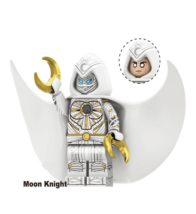 Moon Knight Custom Minifigure - Collectors World Toys Hover Image