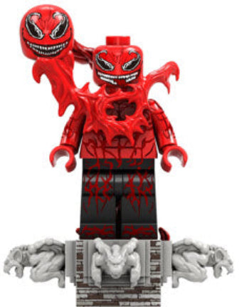 Carnage Custom Minfig - Collectors World Toys Hover Image