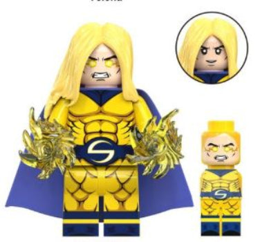Golden Superhero Powerhouse Minifigure - Collectors World Toys