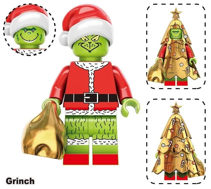 Grinch Minifigure - Unique Holiday Character for Collectors and Fans Main image