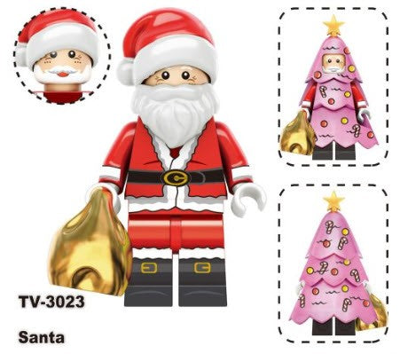 Santa Claus Custom Minifigure – Bring Holiday Cheer to Your LEGO Collection - Collectors World Toys