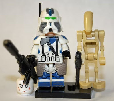 501st Clone Commander Custom Minifig - Collectors World Toys