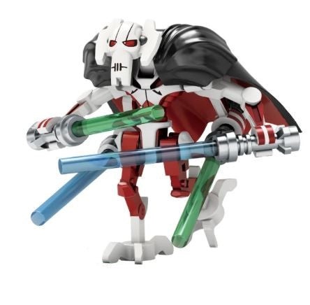 General Grievous Custom Minifig – Star Wars-Inspired Cyborg General - Collectors World Toys Hover Image
