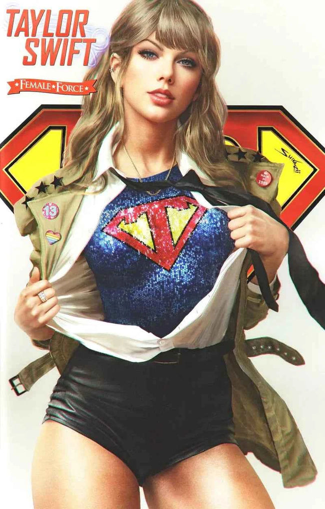 FEMALE FORCE: TAYLOR SWIFT #1 (SHIKARII EXCLUSIVE SUPERGIRL VARIANT) Hover Image